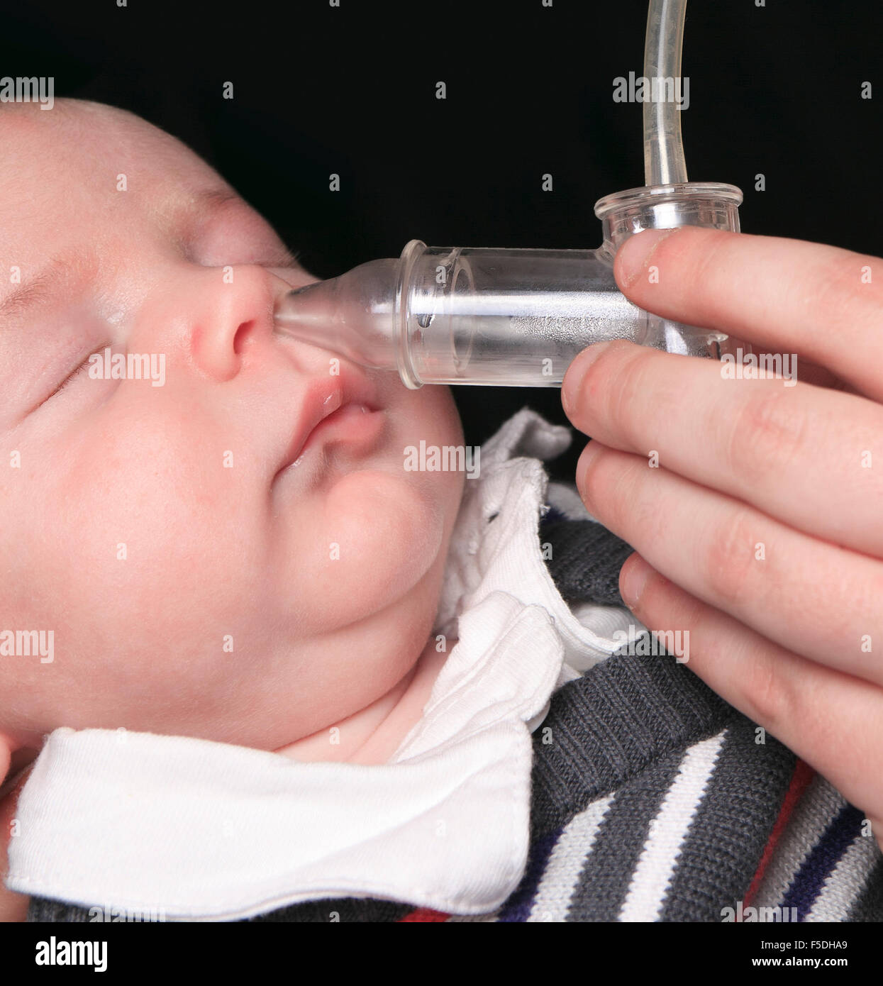 Piombo di naso del bambino Foto Stock