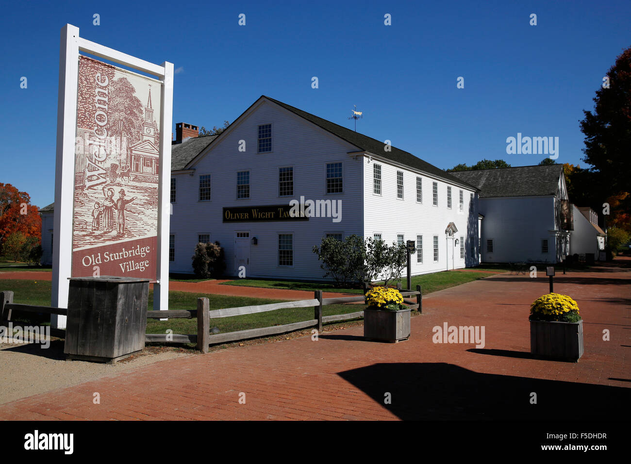 Old Sturbridge Village, Sturbridge, Massachusetts Foto Stock
