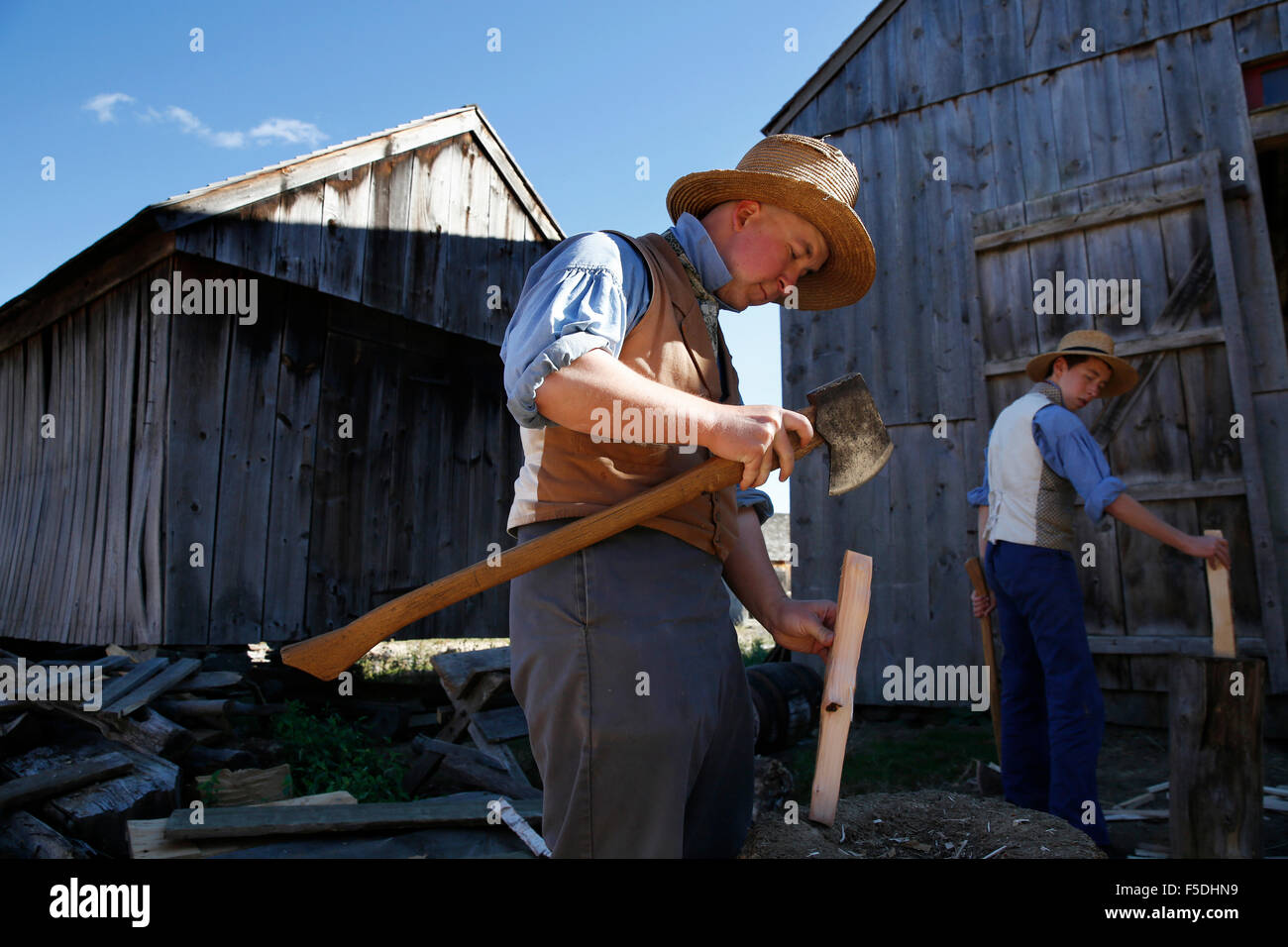 Old Sturbridge Village, Sturbridge, Massachusetts Foto Stock