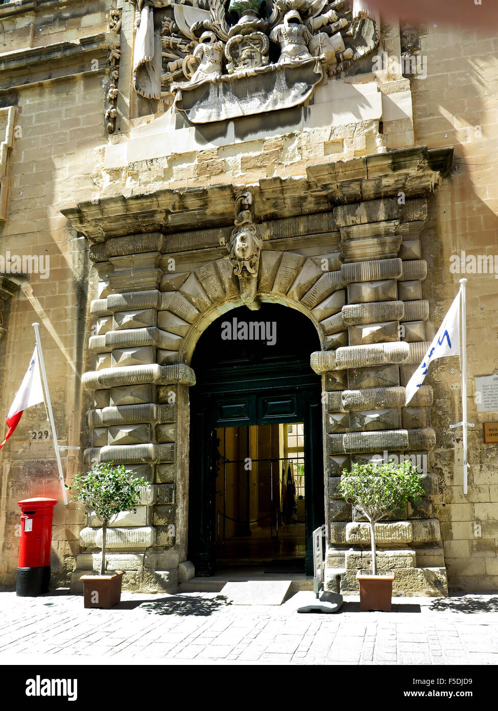 Ufficio informazioni turistiche, St Paul Street, centro di La Valletta, Malta Foto Stock