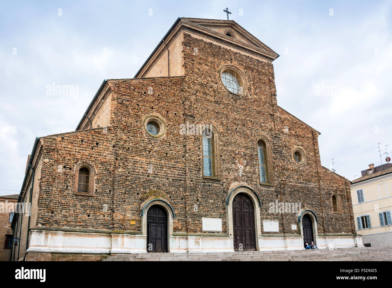 Rinascimentale cattedrale cattolica di Faenza, Italia. Foto Stock