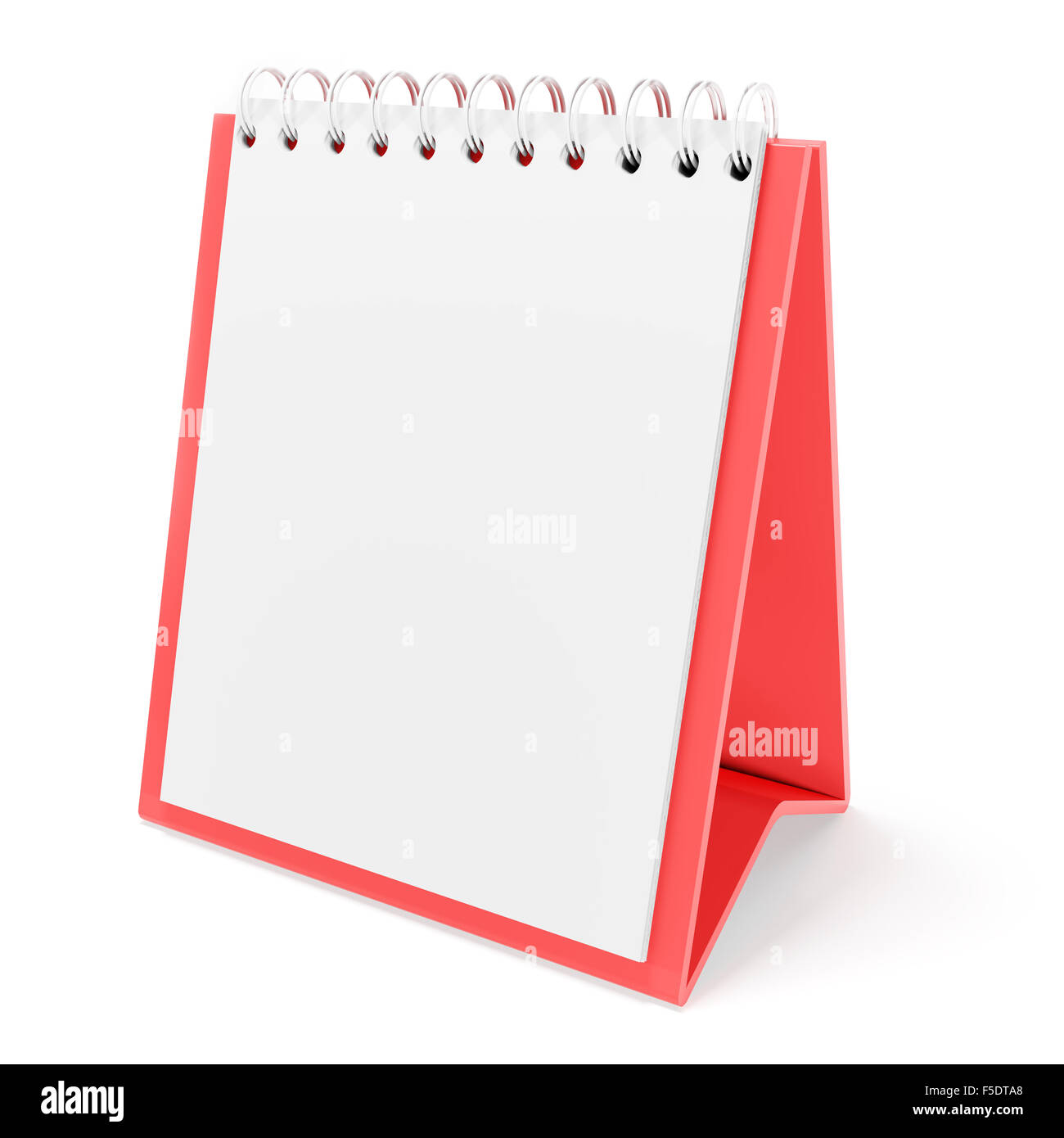 Calendario vuoto, 3D render Foto Stock