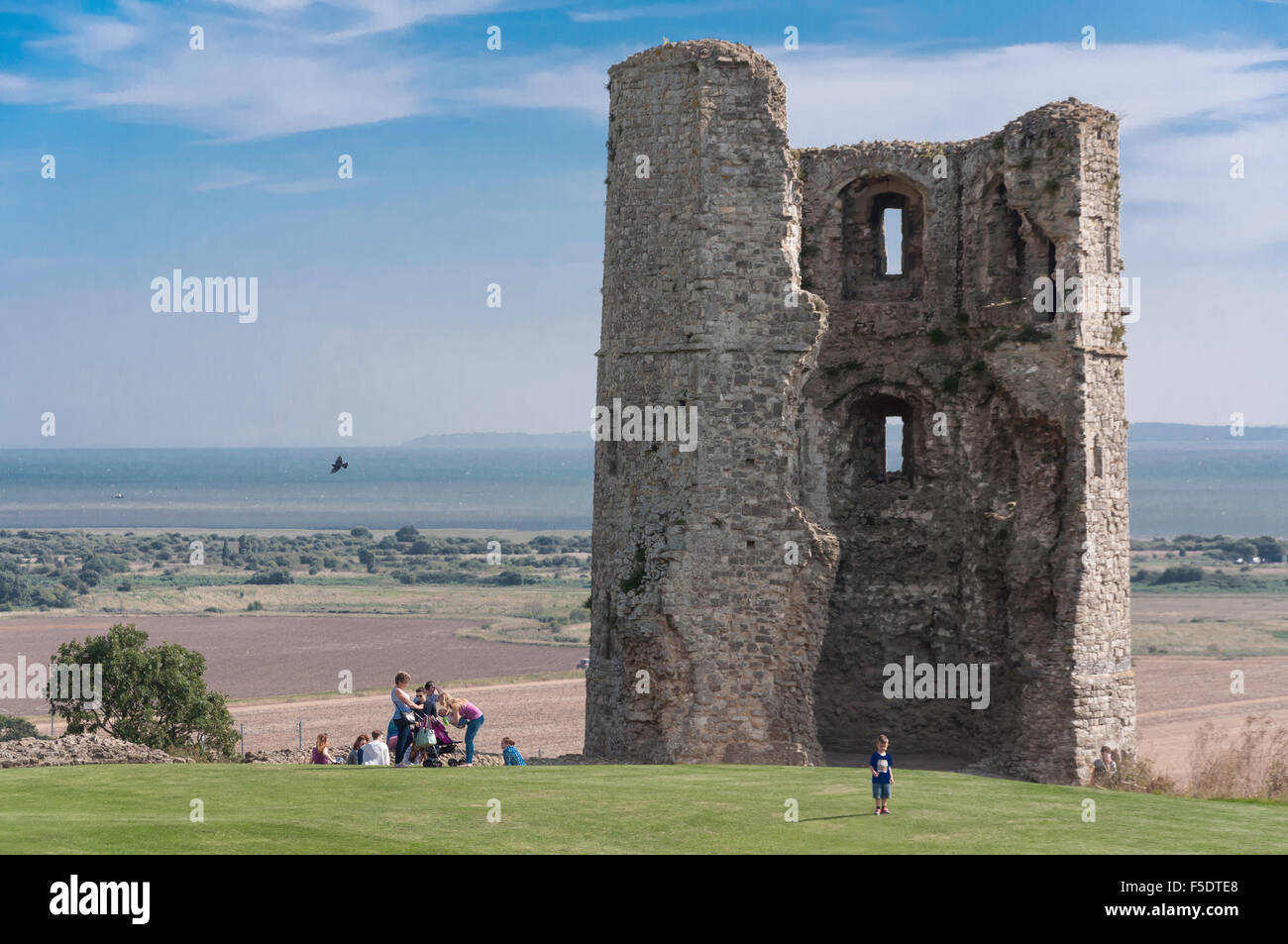 Rovine del Castello di Hadleigh, Hadleigh, Essex, Inghilterra, Regno Unito Foto Stock