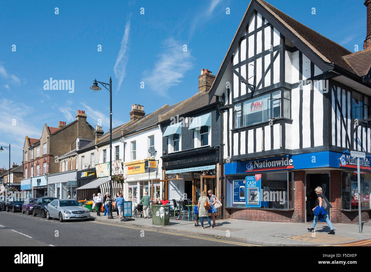 Broadway, Leigh-on-Sea, Essex, Inghilterra, Regno Unito Foto Stock