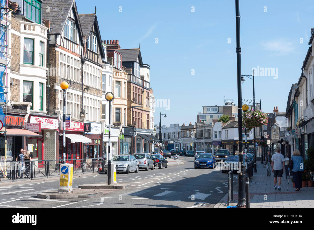 Broadway, Leigh-on-Sea, Essex, Inghilterra, Regno Unito Foto Stock