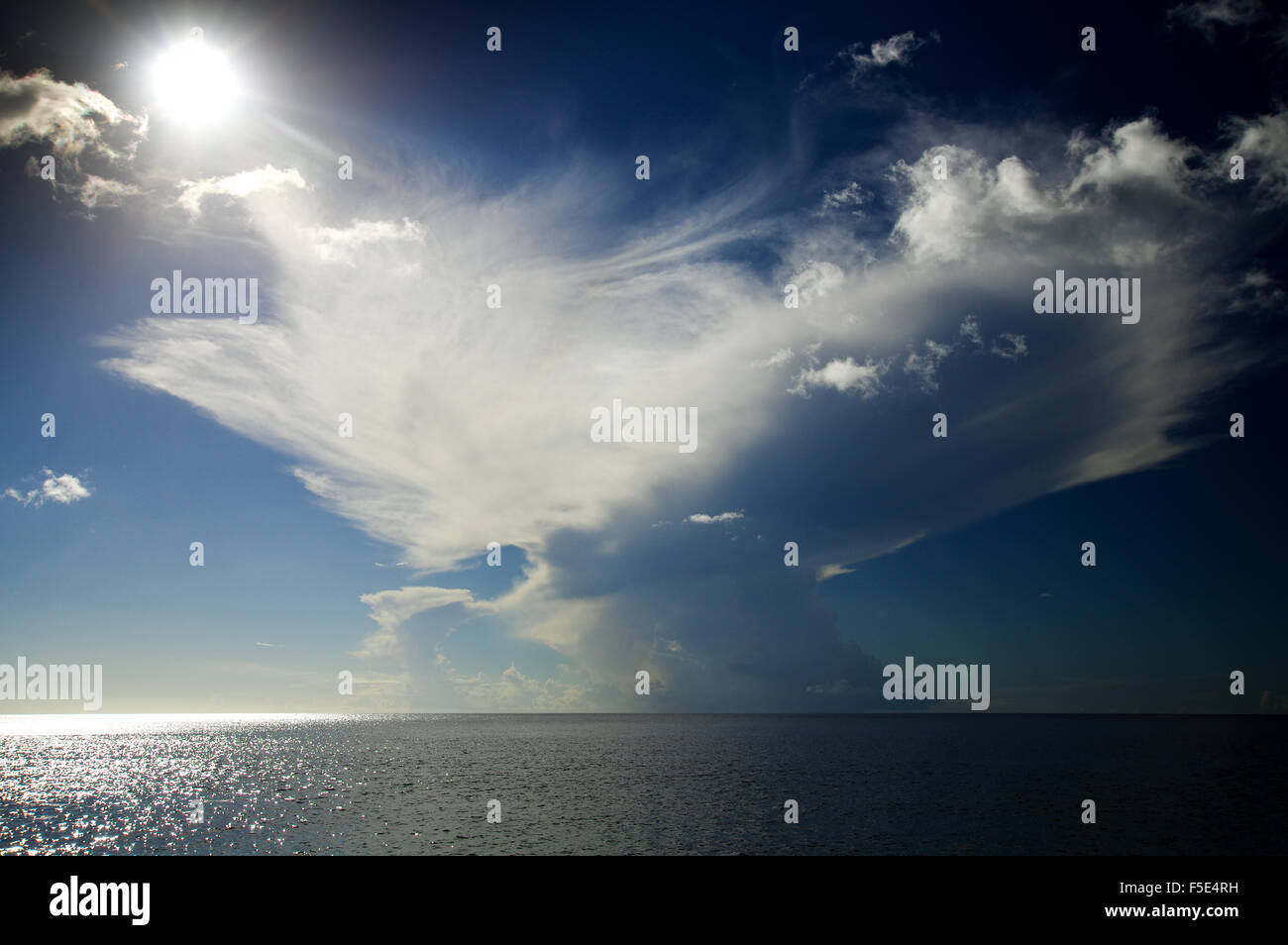 Sole e mare - Saint Lucia Foto Stock