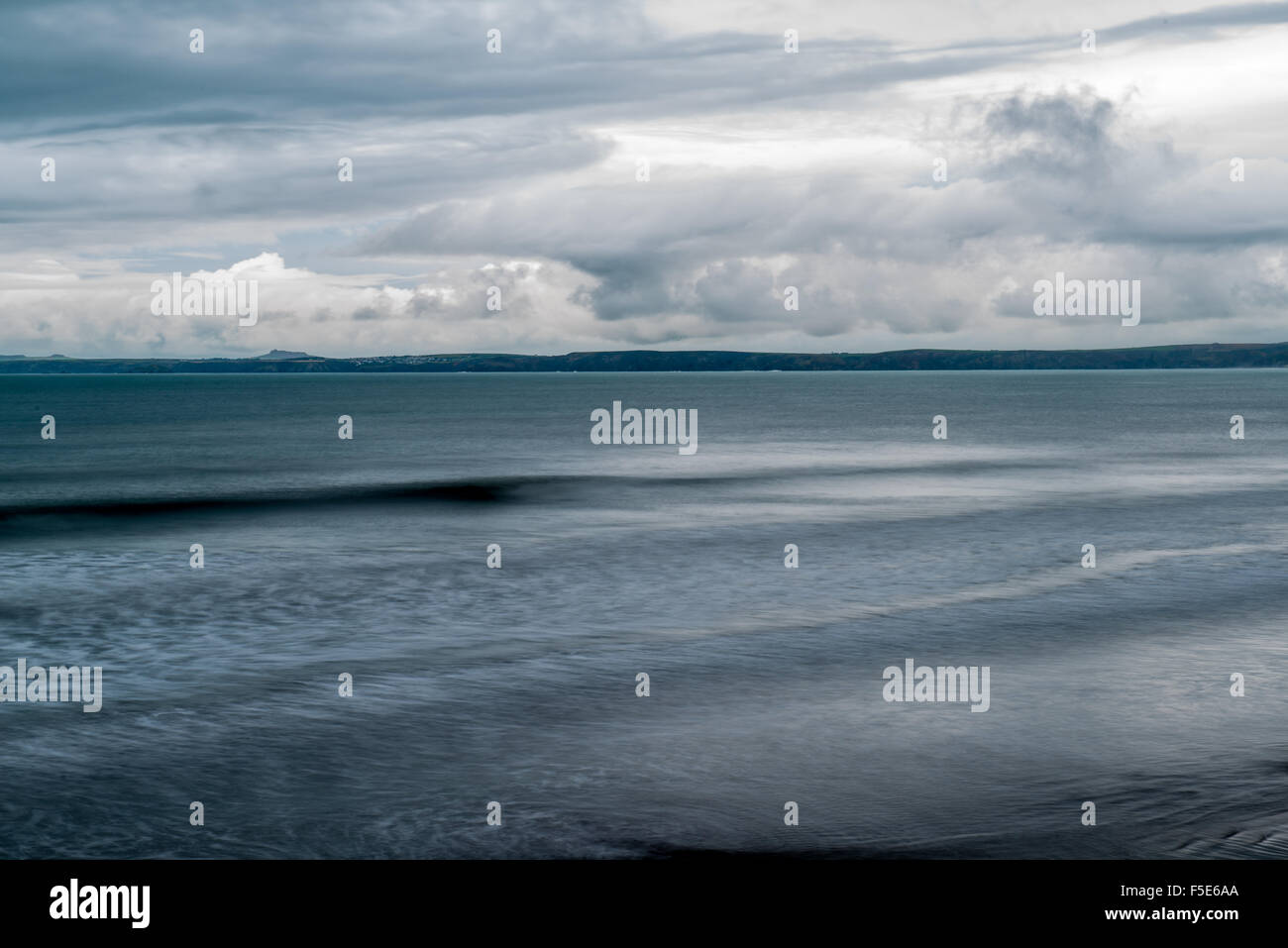 SPIAGGIA NUVOLOSA Foto Stock