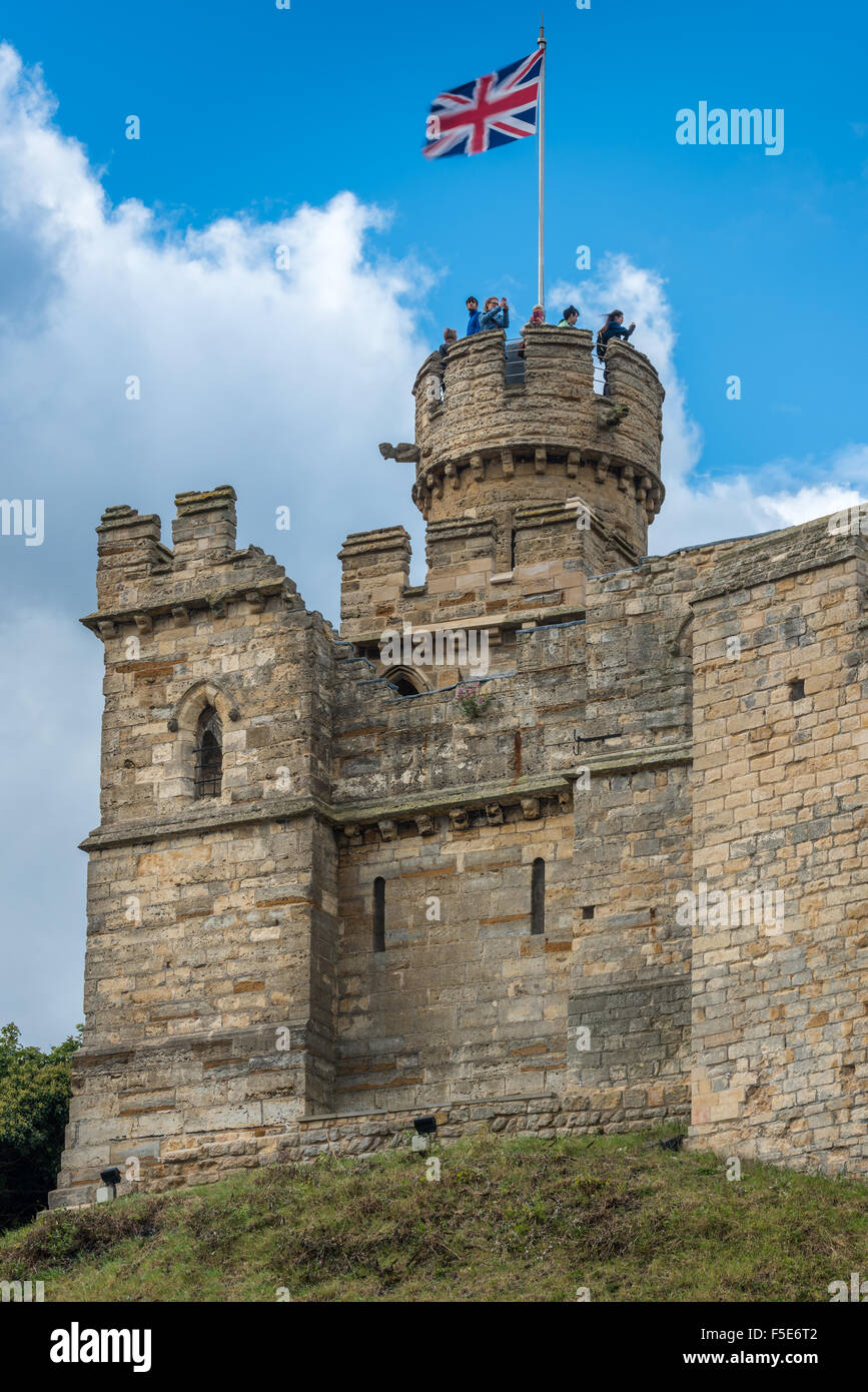 Castello di Lincoln Foto Stock