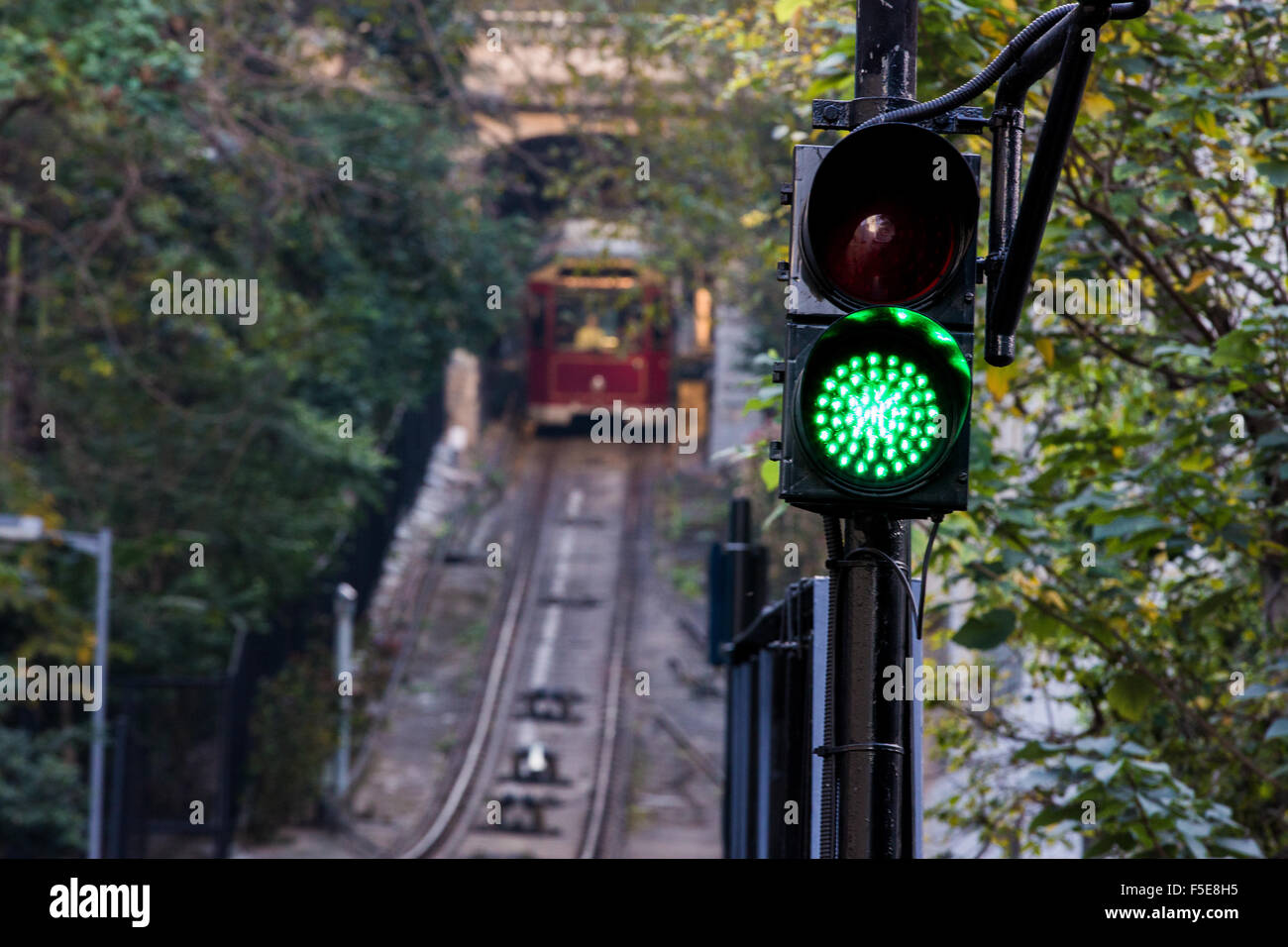 Il Peak Tram, Hong Kong, Cina, Asia Foto Stock