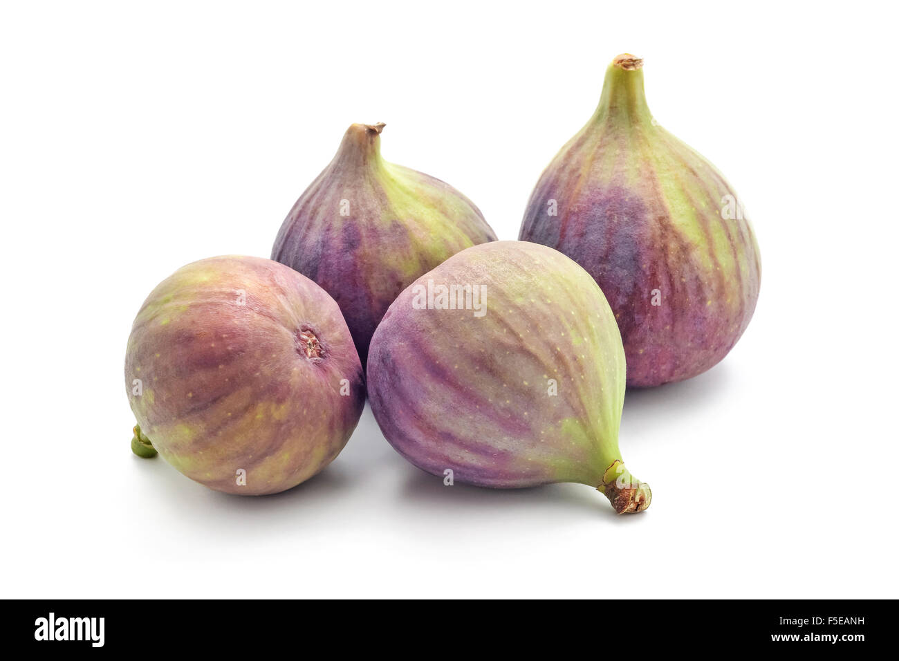 Fig frutto isolato su bianco Foto Stock