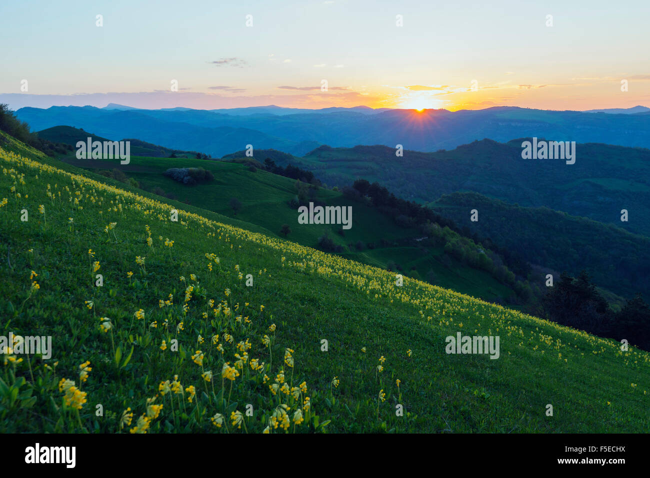 Paesaggio rurale, Tavush provincia, Armenia, nel Caucaso e in Asia Centrale, Asia Foto Stock