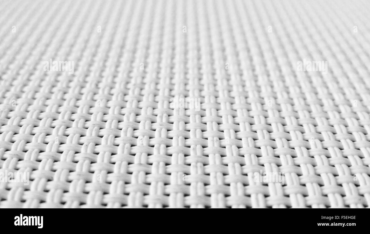 Bianco tappeto elegante Foto Stock