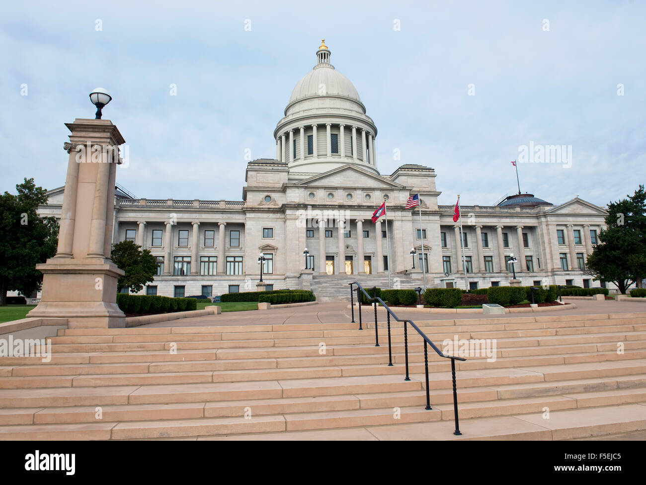La capitale dello stato edificio in Little Rock Arkansas. Foto Stock