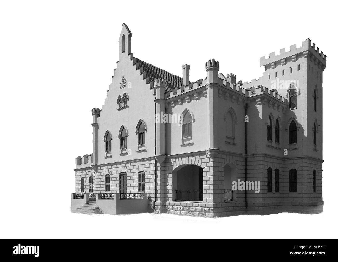 Un monumento culturale di grande importanza è situato sulla strada di Zrenjanin - Vrsac vicino Hajducica. Esso è stato costruito come un piano costruire Foto Stock