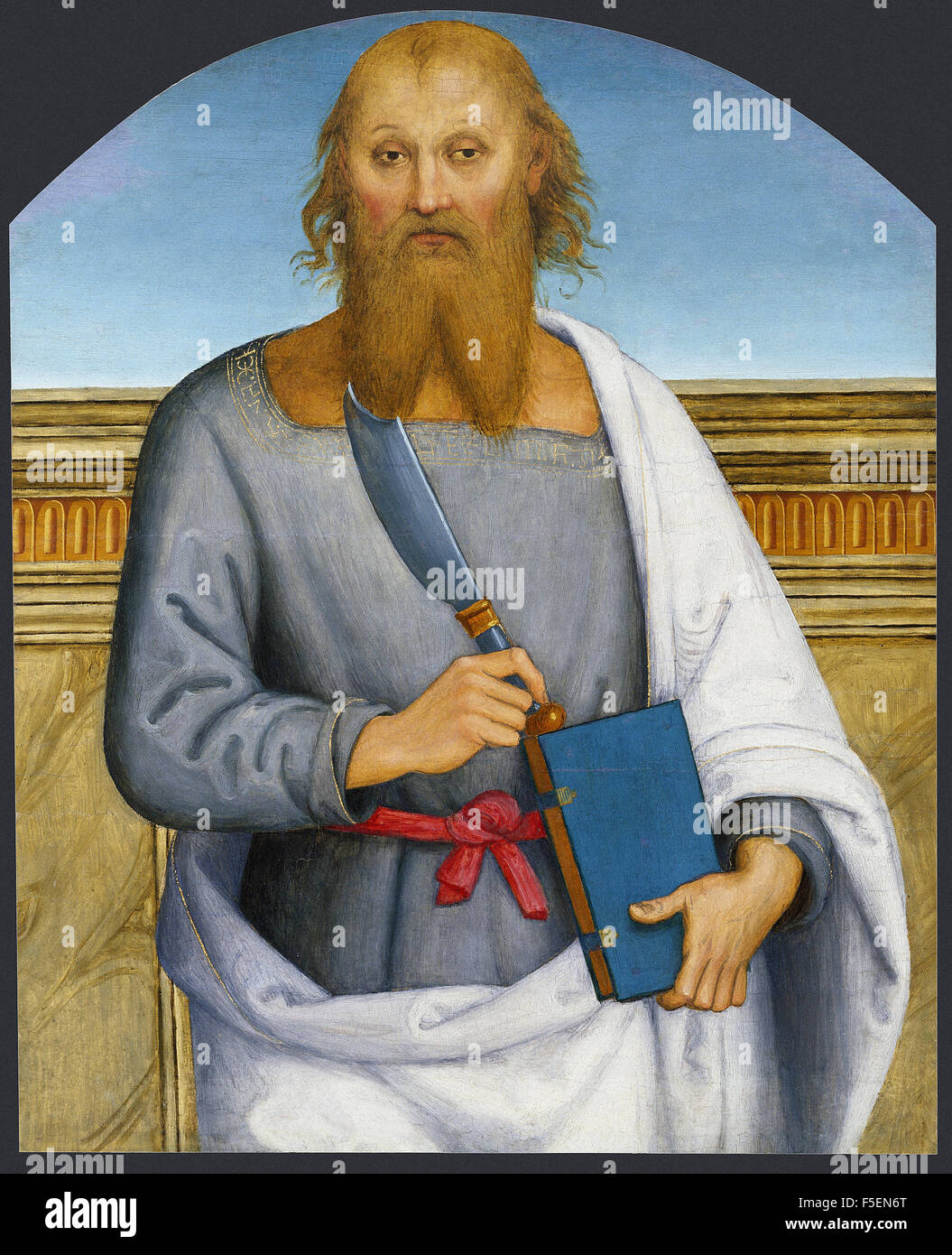Pietro Perugino - San Bartolomeo Foto Stock