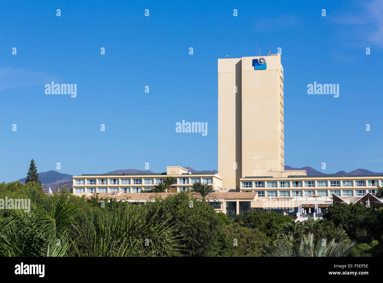 Don Carlos hotel e il centro per il tempo libero a Marbella, Andalusia, Spagna Foto Stock