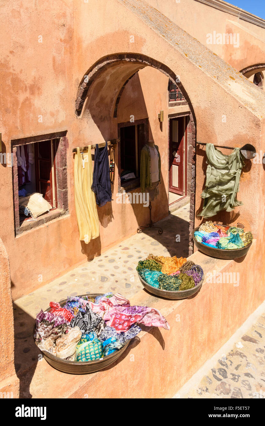 Shop di Oia - Santorini, Cicladi Grecia Foto Stock