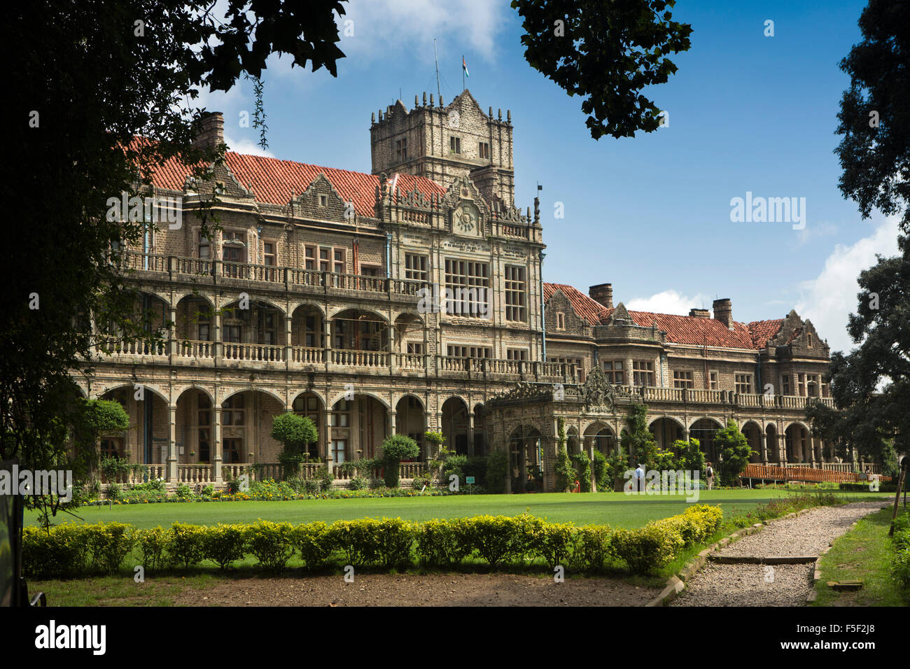 India, Himachal Pradesh, Shimla (Simla), Viceregal Lodge, Rashtrapati Niwas, Vicerè d'estate home Foto Stock