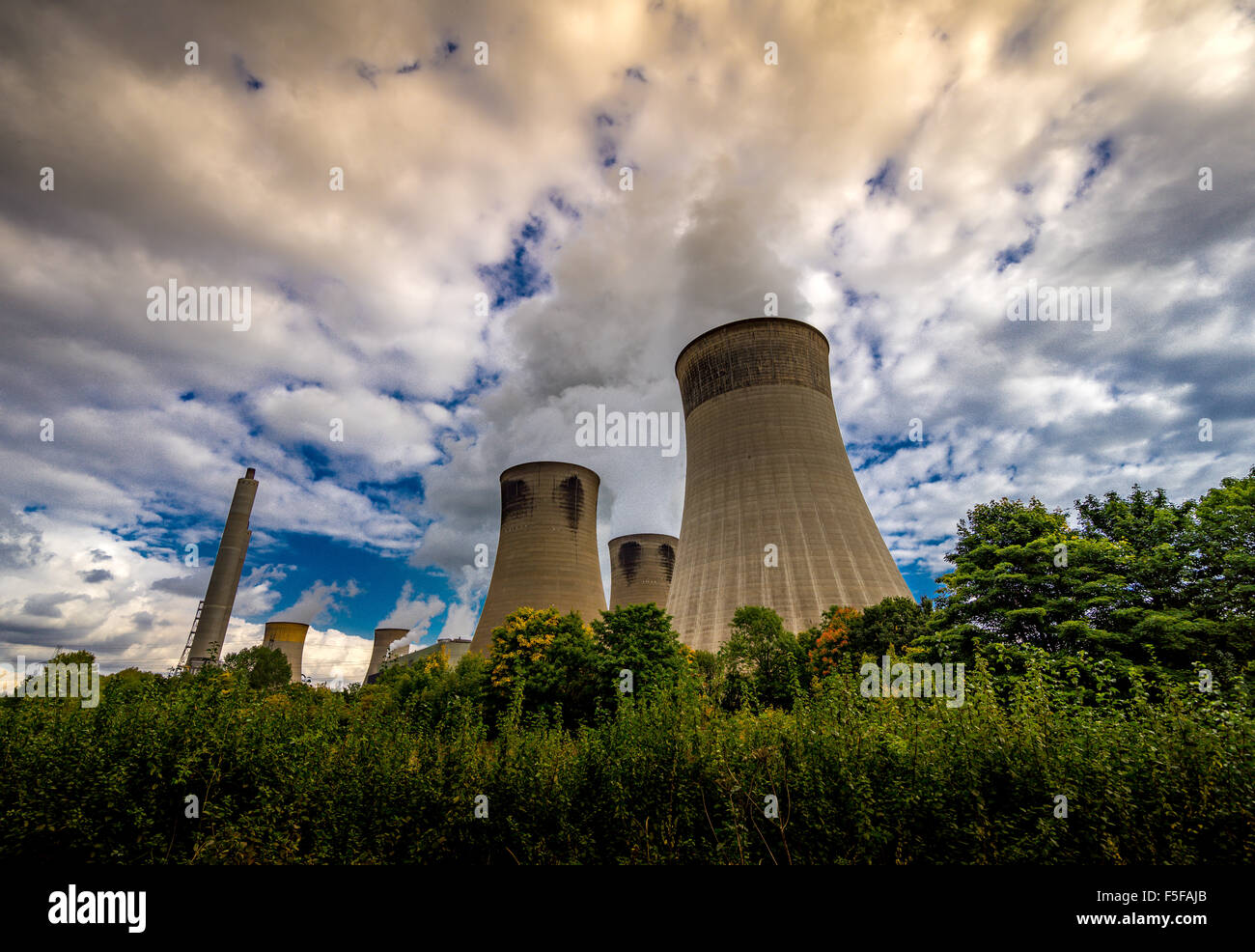 Di West Burton Power Station Foto Stock