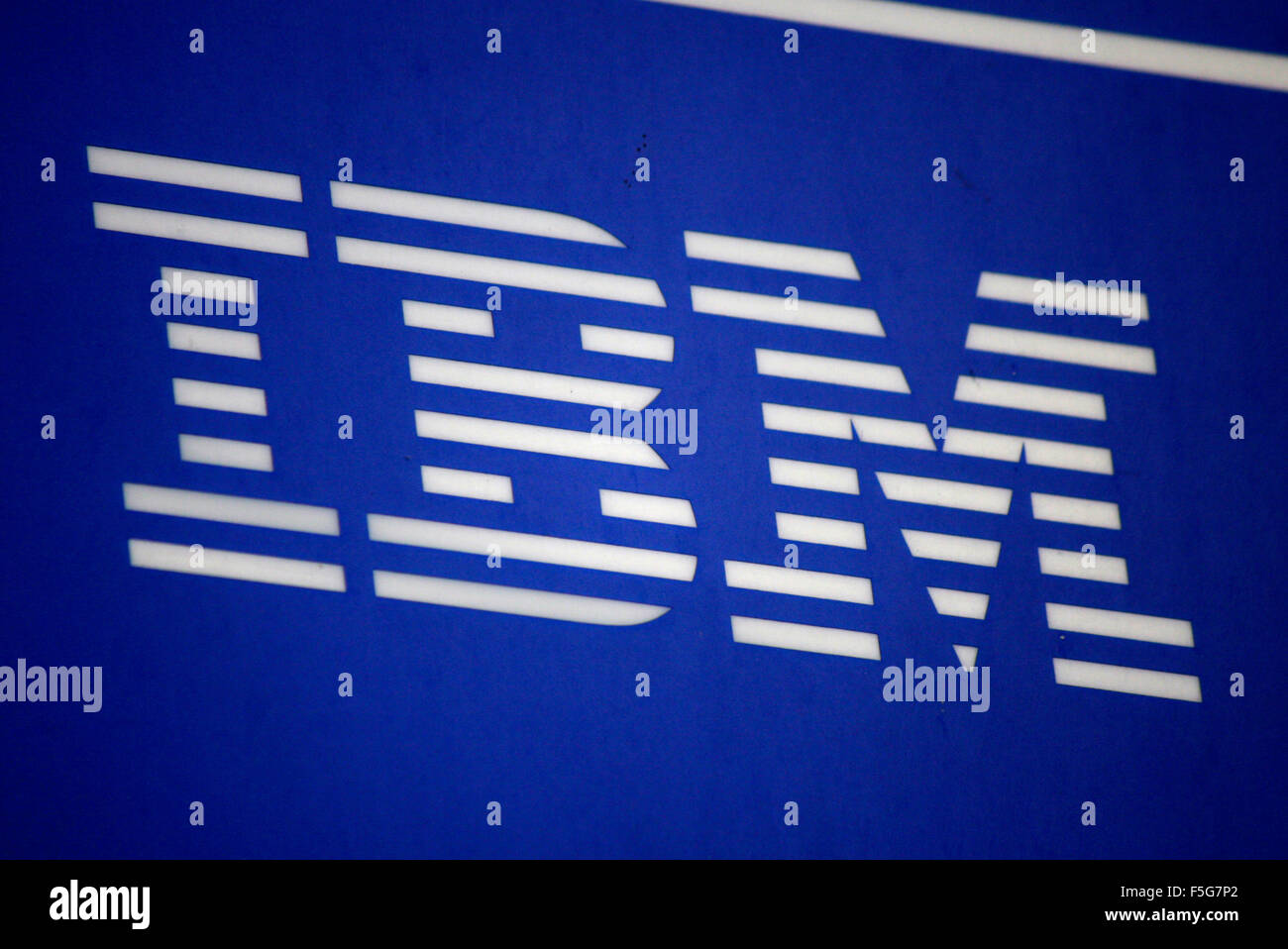 Markenname: "IBM", Berlino. Foto Stock