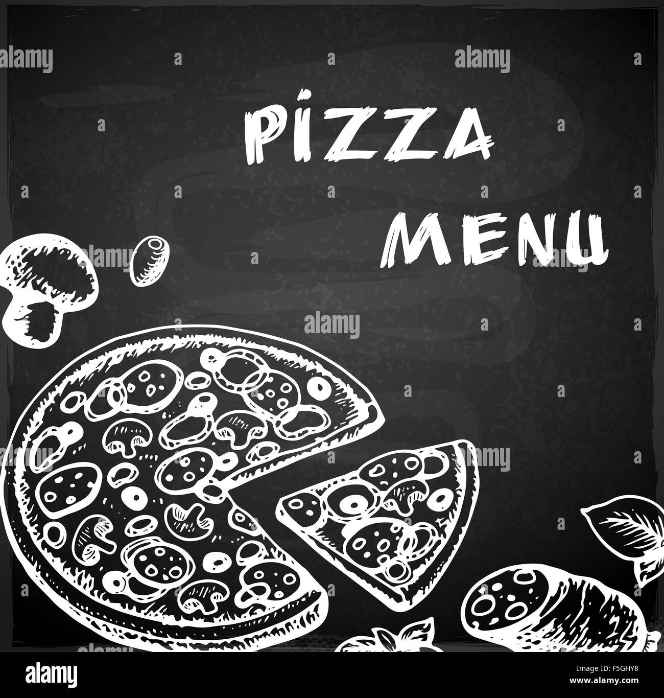 Menu della pizza immagini e fotografie stock ad alta risoluzione - Alamy
