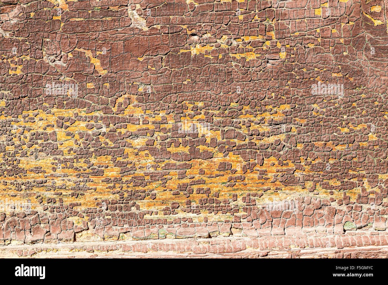 Vecchio muro, shabby dipingere come sfondo Foto Stock