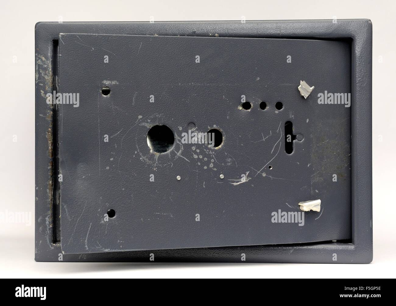 Una piccola casa sicura spezzato Foto Stock