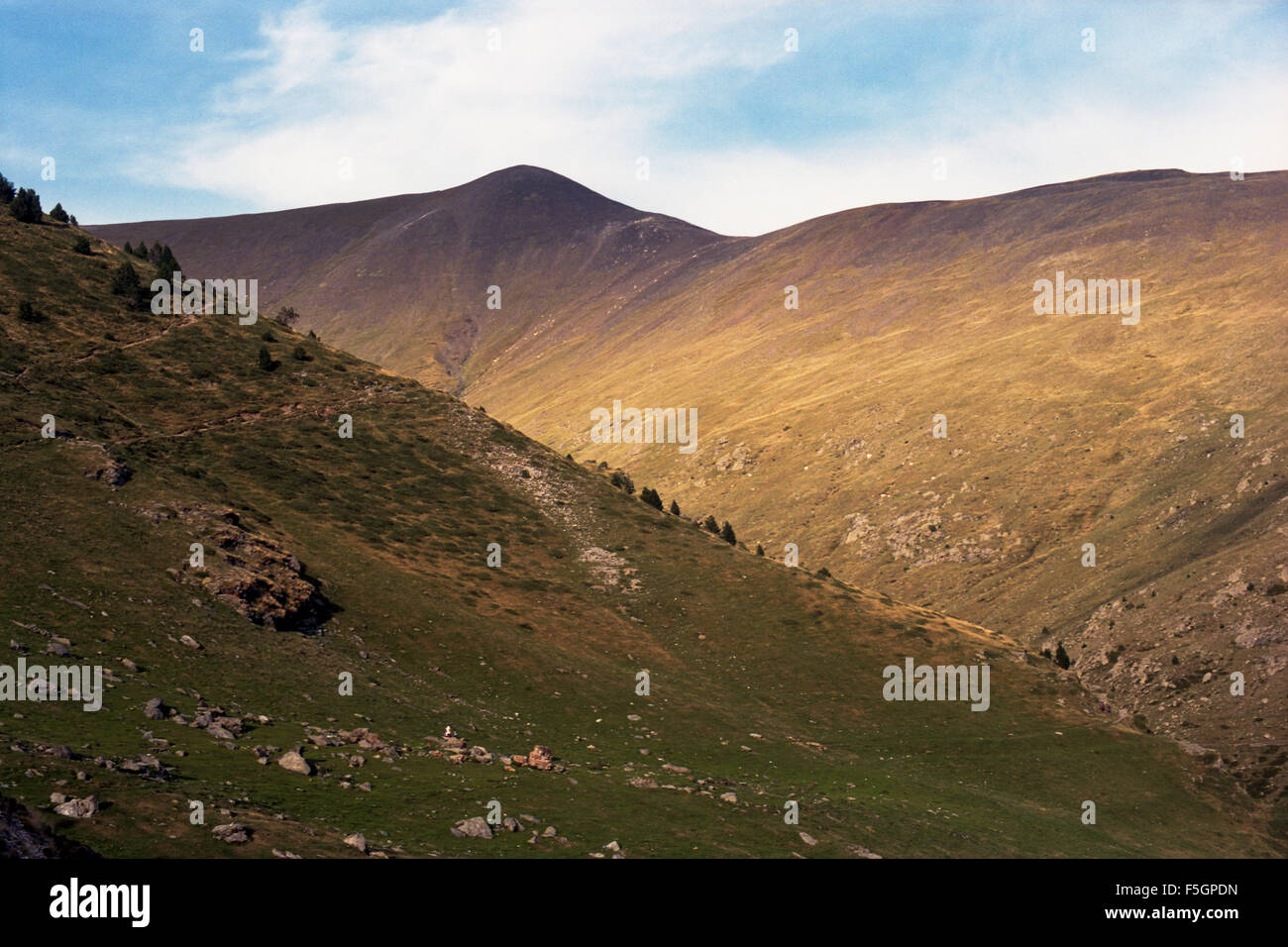 Pirenei catalani, la Catalogna Foto Stock