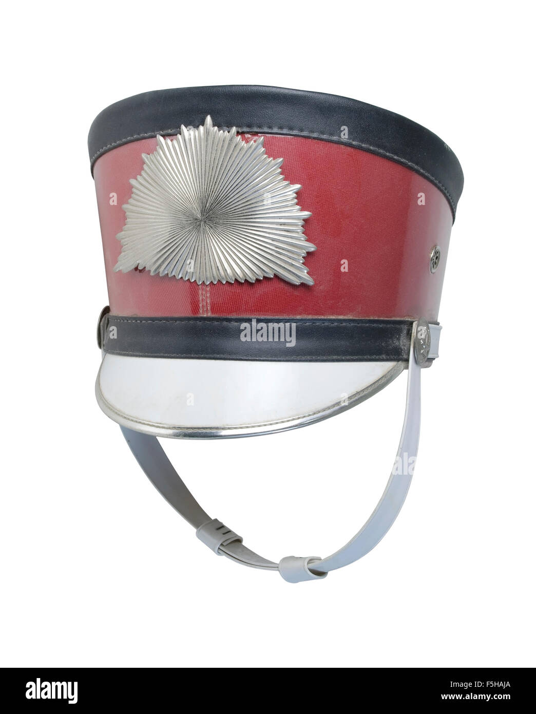 Banda di antiquariato con cappello di metallo modello starburst - percorso incluso Foto Stock