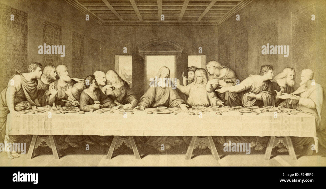 Last supper leonardo da vinci immagini e fotografie stock ad alta