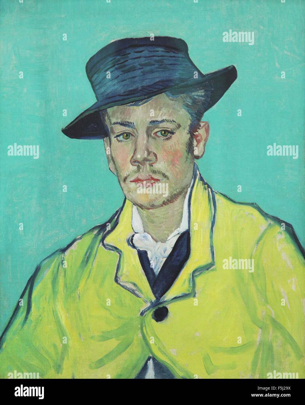 Ritratto di Armand Roulin (1888) di Vincent van Gogh (1853-1890) Foto Stock