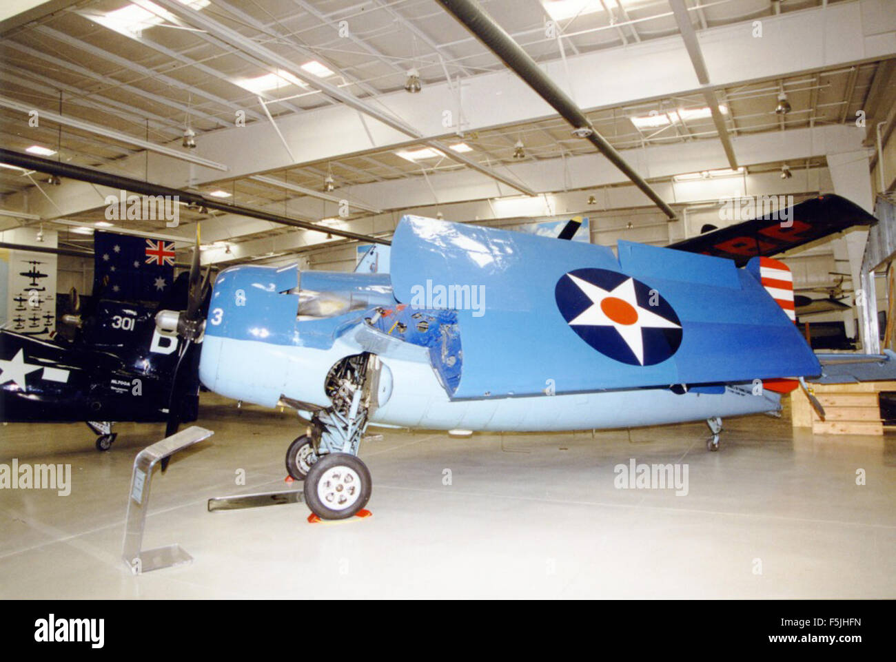 Grumman F4F-3 Wildcat FM-2, Bu n. 55627 (N47201) Foto Stock