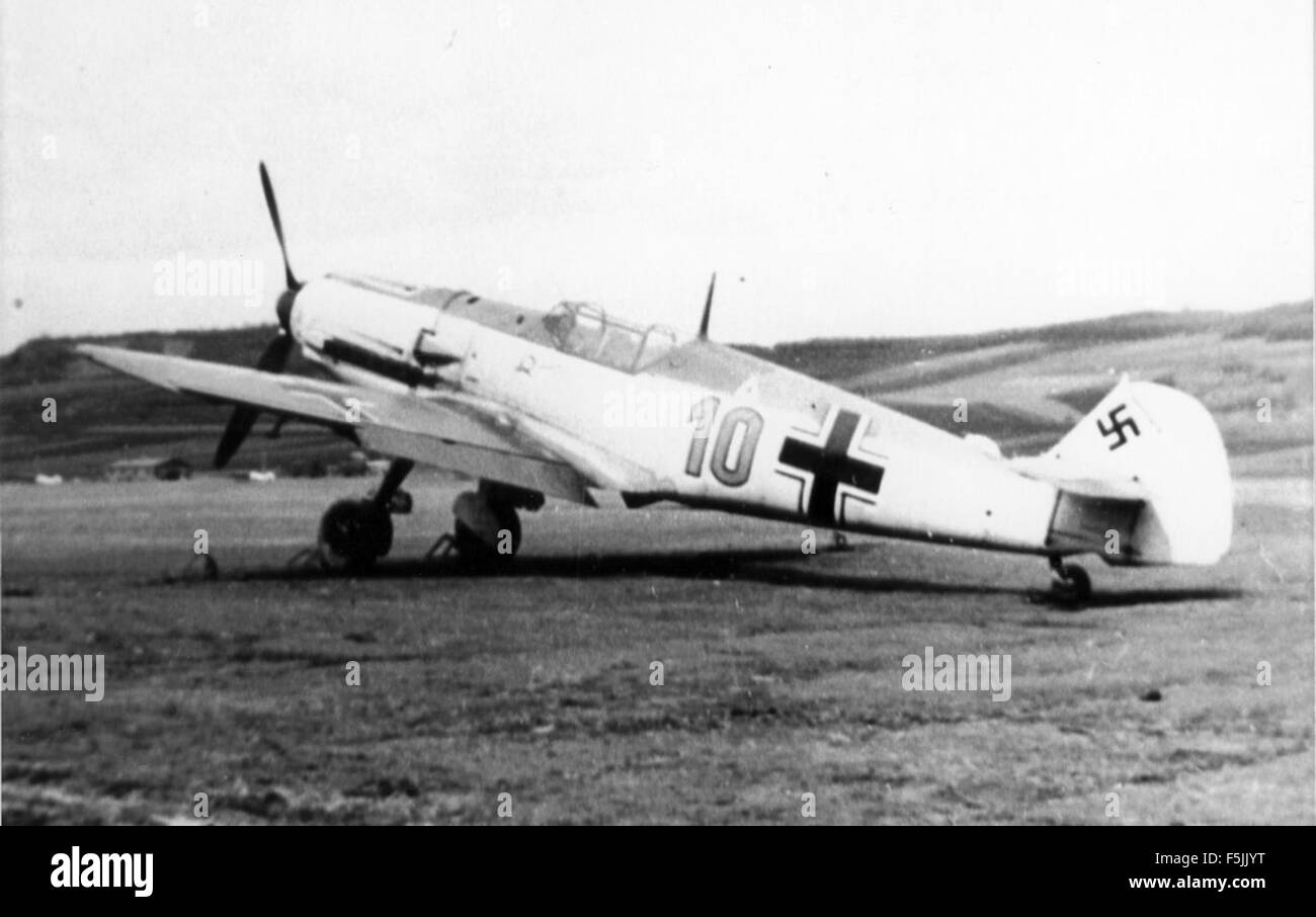 Messerschmitt Bf 109E Foto Stock