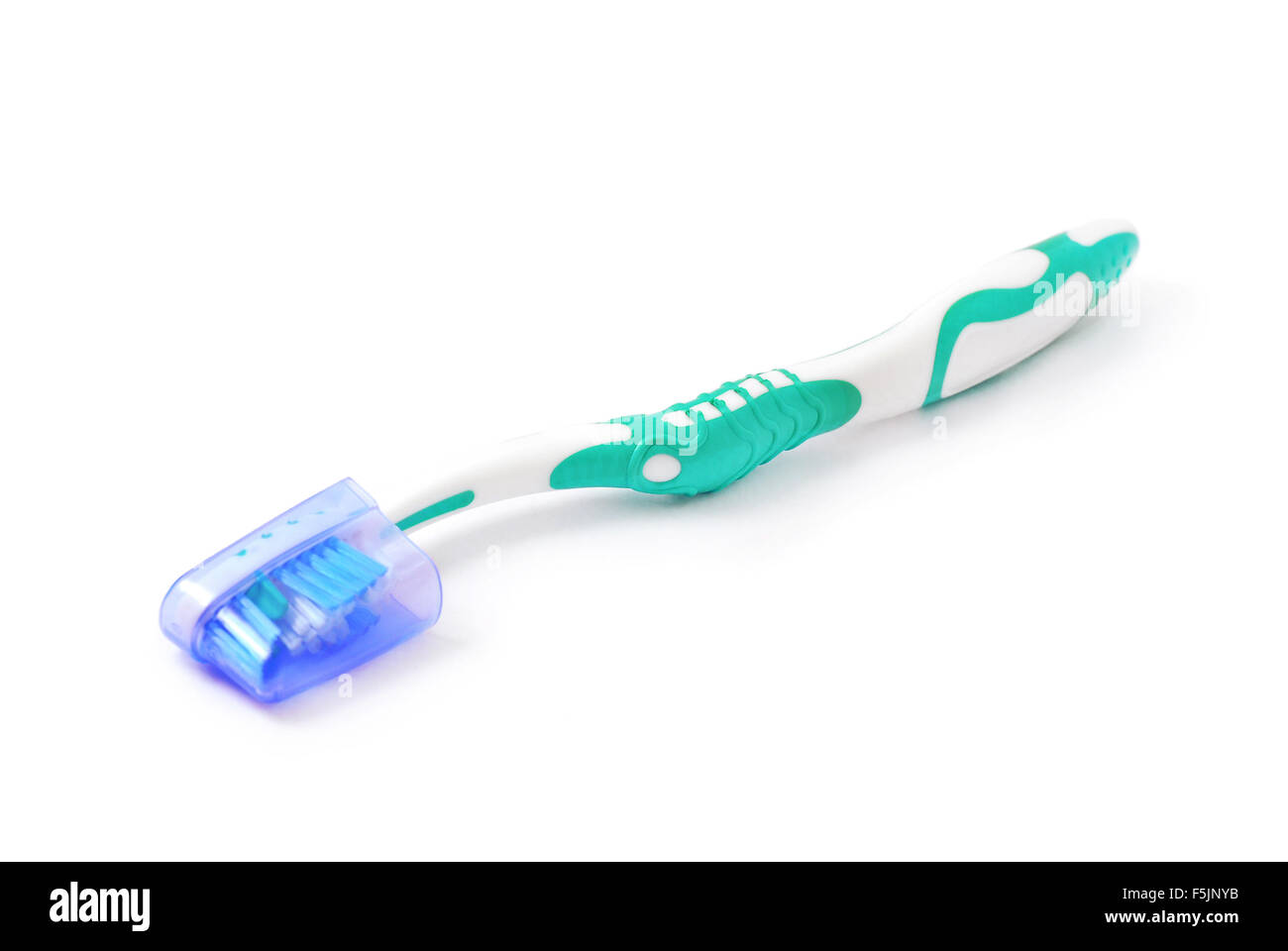 Spazzolino da denti con protezione Foto Stock