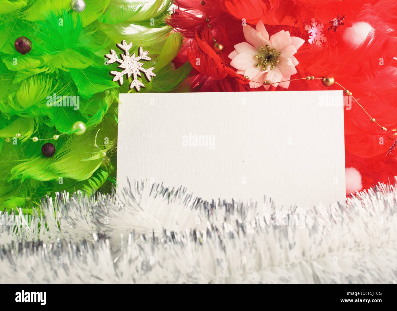 Alberi di Natale con i biglietti di auguri Foto Stock Alberi di Natale con i biglietti di auguri Foto Stock
