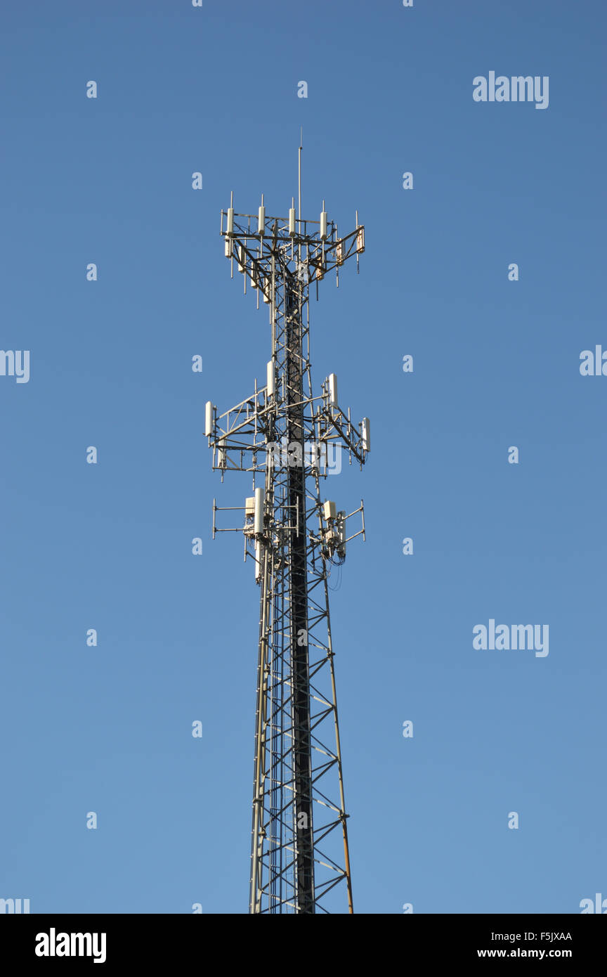 Un telefono cellulare torre situata nella Carolina del Sud. Foto Stock