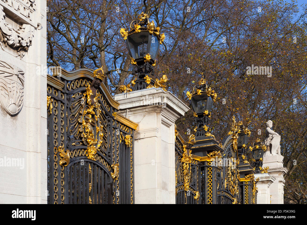 Canada Gate, Green Park, Londra Foto Stock