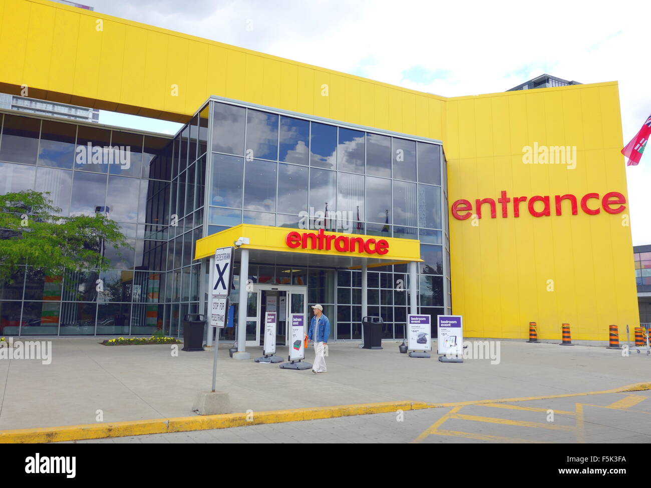 Negozio Ikea ingresso a Toronto in Canada Foto Stock