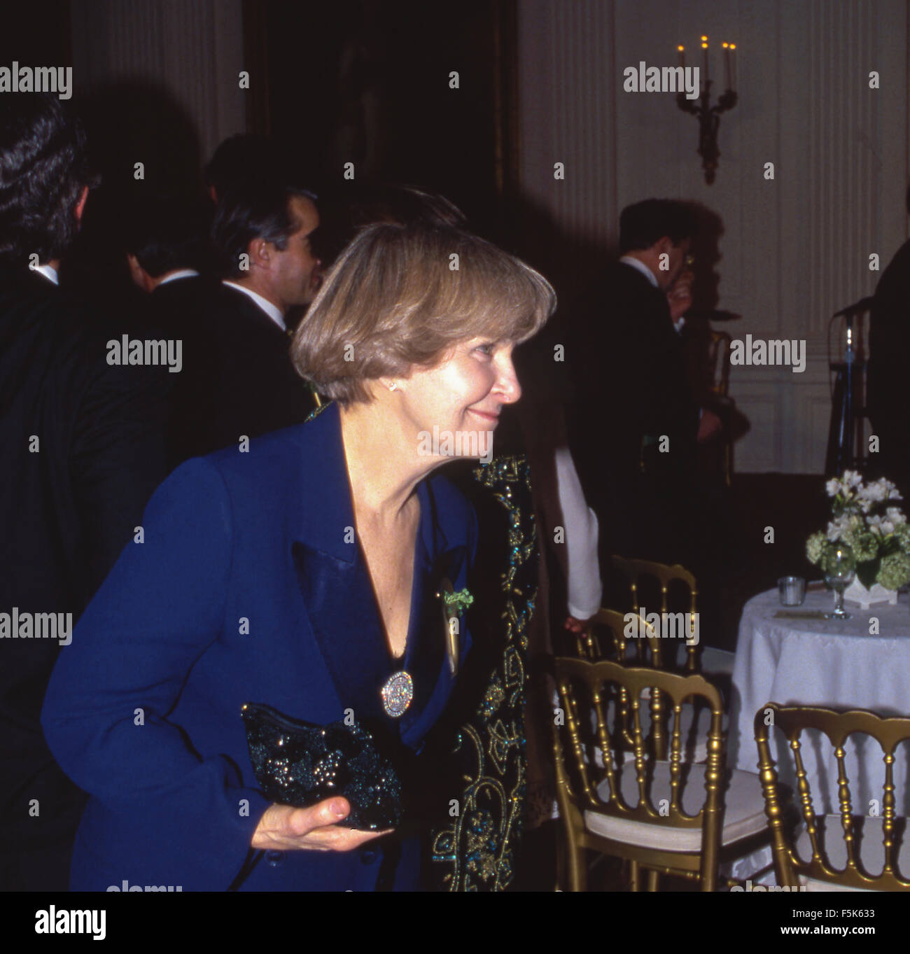 Washington, DC. Giugno 1994 Joanne Woodard alla Casa Bianca cena di stato credito: Mark Reinstein Foto Stock