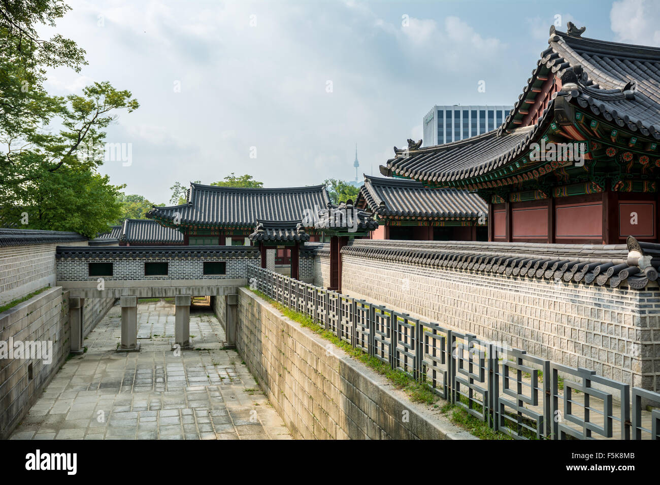 Palazzo di Changdeokgung, Seoul COREA DEL SUD Foto Stock