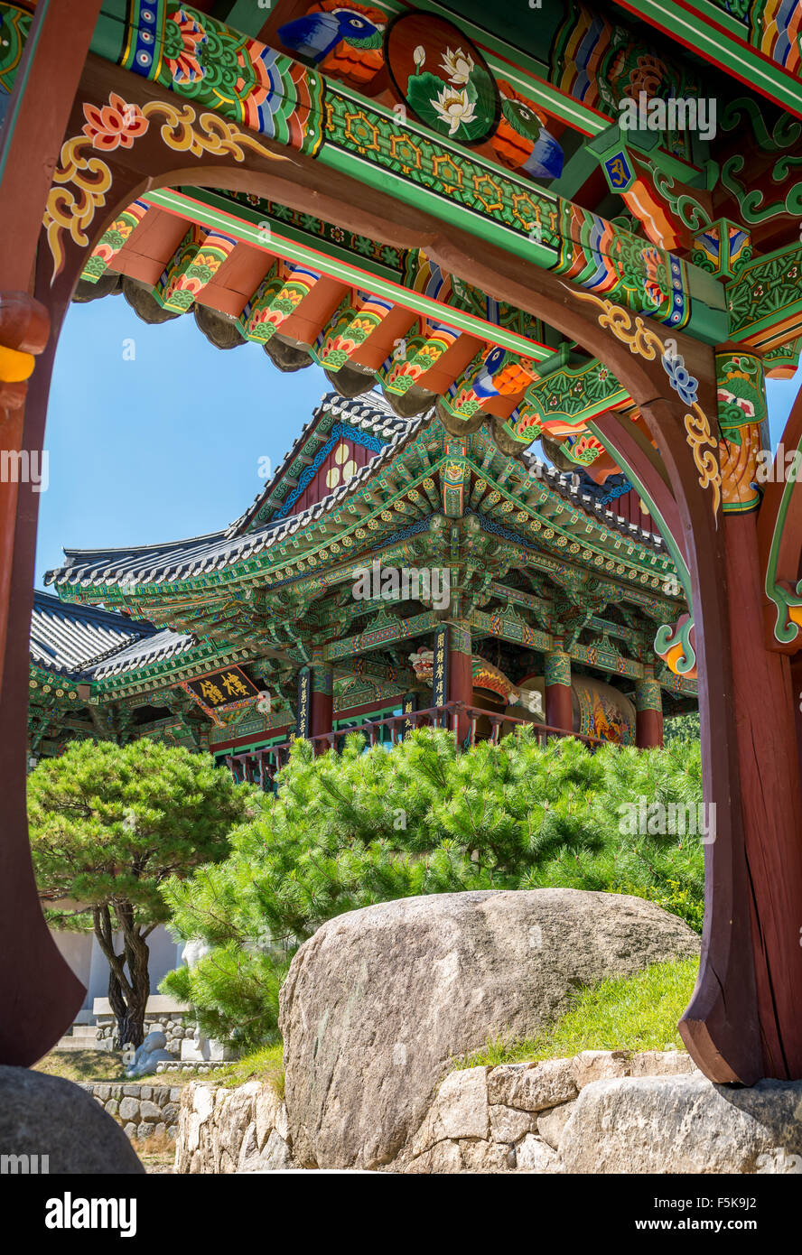 Bongeunsa , Gangnam Seoul , tempio Foto Stock