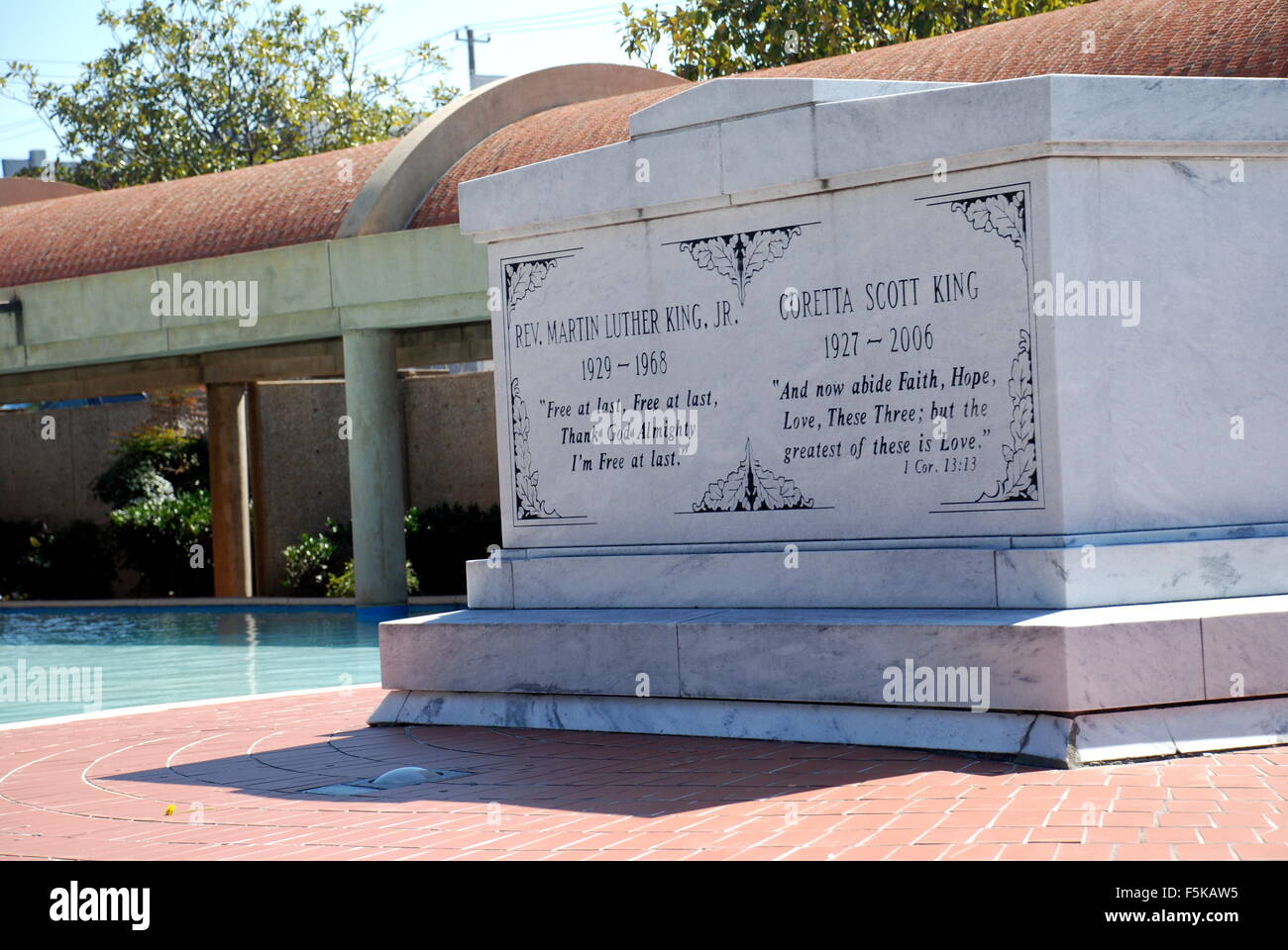 Martin Luther King Jr. grave Foto Stock