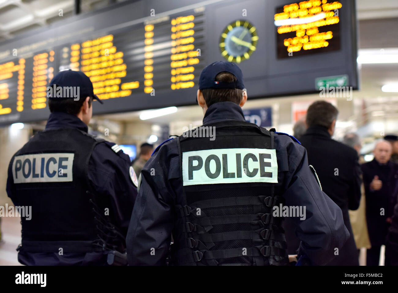 Lione (sud-est della Francia): 'Vigipirate' sicurezza misure di rinforzo (2015/01/16) Foto Stock