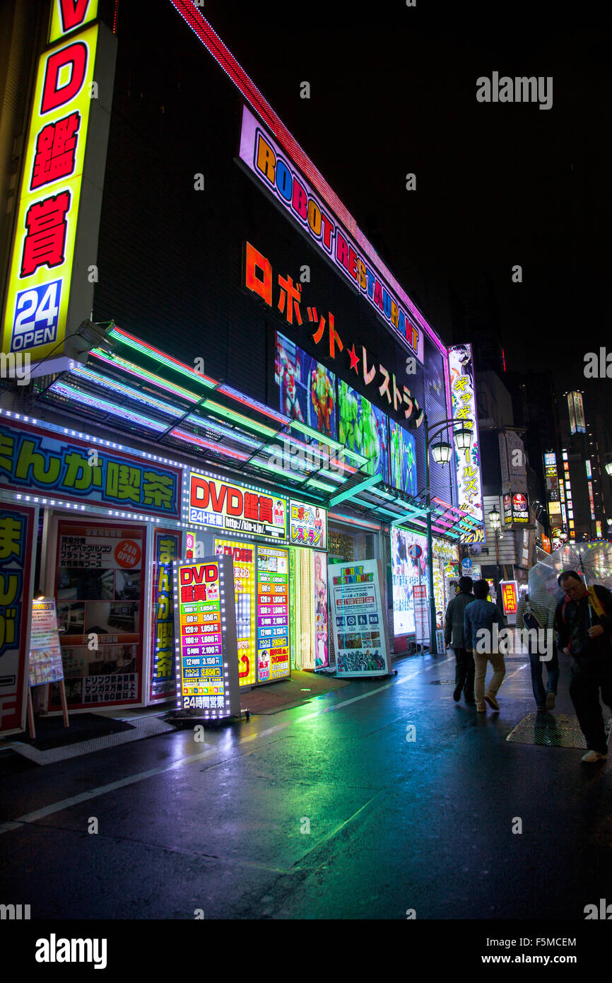 Il ristorante del robot in Shinjuku - una popolare attrazione turistica, Tokyo, Giappone Foto Stock