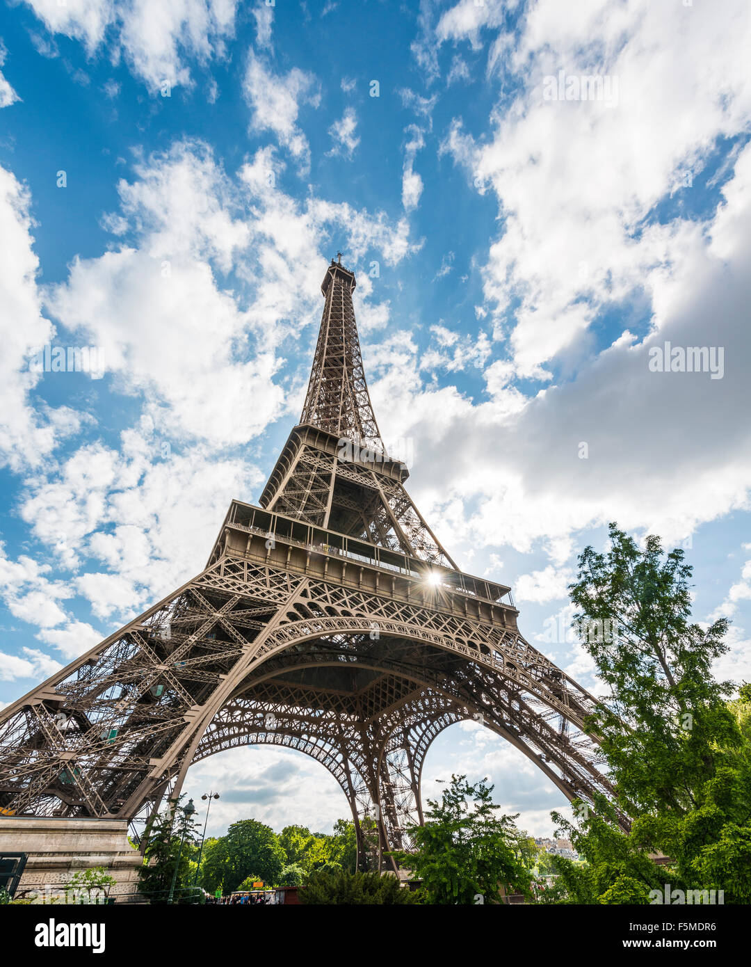 Torre Eiffel tour Eiffel di Parigi e dell' Ile-de-France, Francia Foto Stock