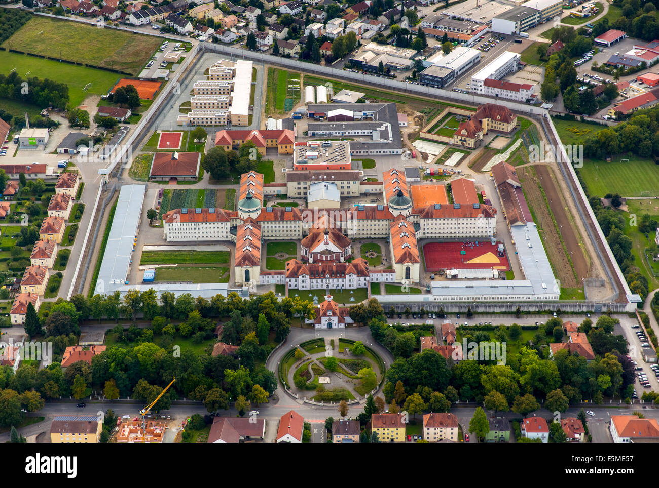 Straubing giovani delinquenti' istituzione, impianto di correzzione Bayern, Straubing, Bassa Baviera, Baviera, Germania Foto Stock
