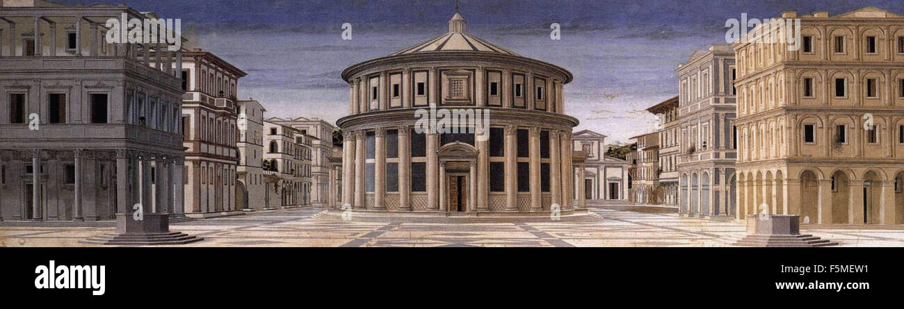 Piero della Francesca - Città Ideale Foto Stock