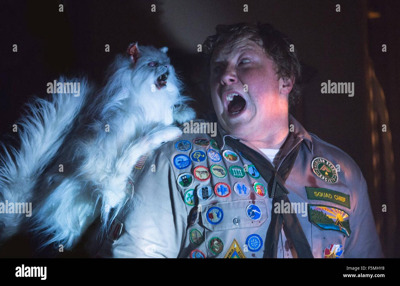 Scout GUIDA ALLA Zombie Apocalypse 2015 Paramount Pictures film con Joey Morgan Foto Stock