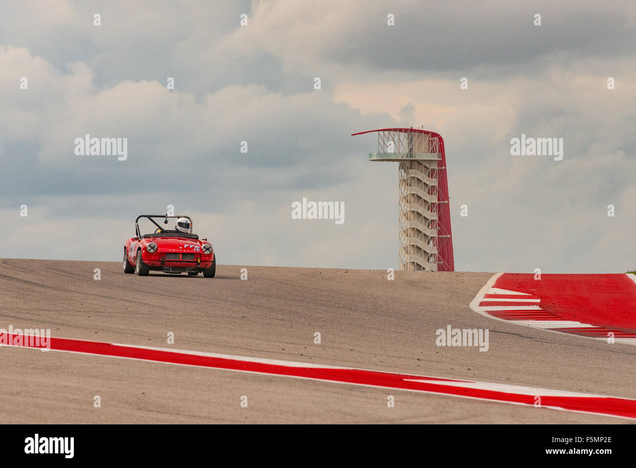 1964 Triumph Spitfire nella classe EP - azionato da Derek Vick - 2015 CI SVRA Vintage Campionato Nazionale tenutosi a COTA Foto Stock