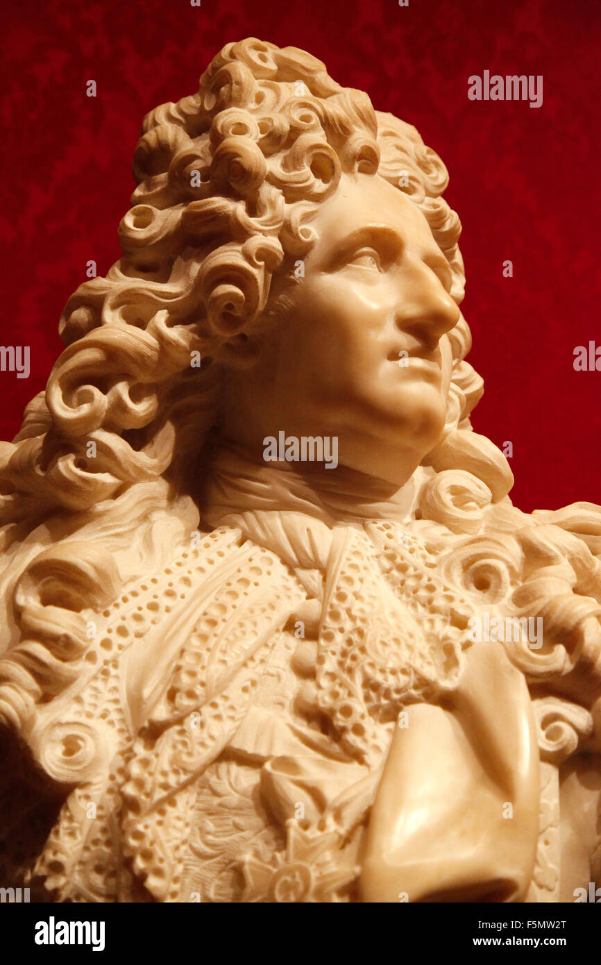 La scultura da Rinascimento e Barocco e artista nelle gallerie della impressionante Ringling Museum of Art di Sarasota, FL Foto Stock